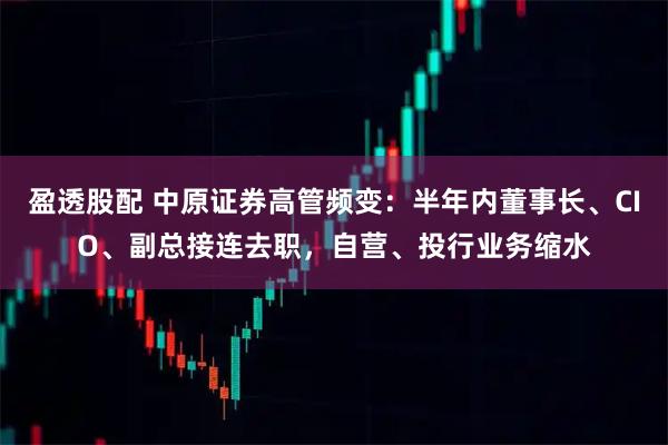 盈透股配 中原证券高管频变：半年内董事长、CIO、副总接连去职，自营、投行业务缩水